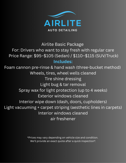 Basic Package (Labor Only)