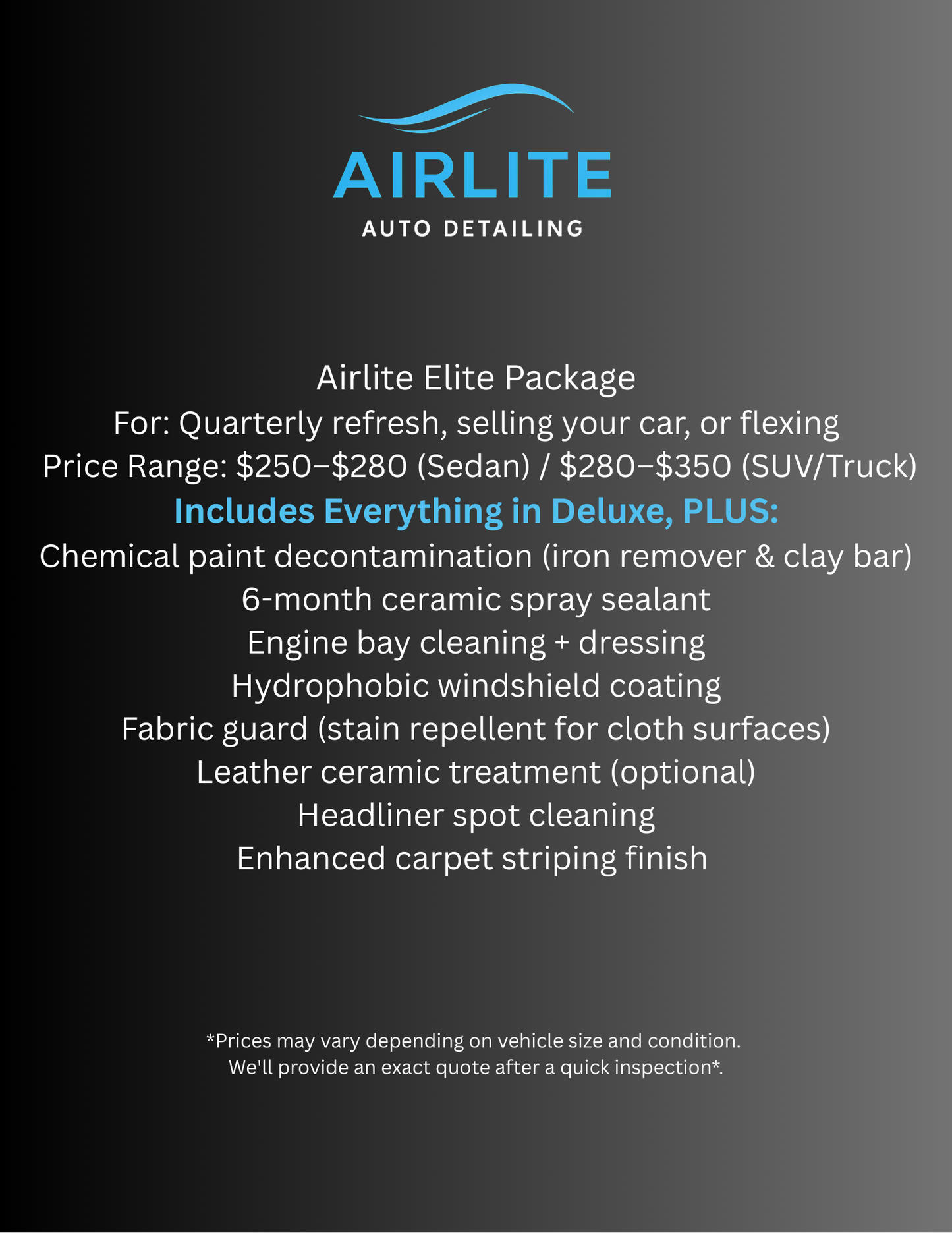 Elite Package (Labor Only)